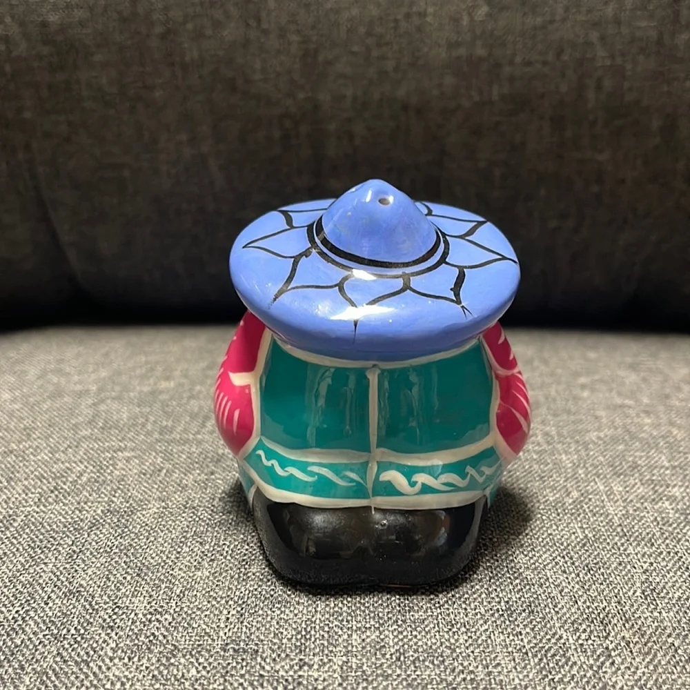 Resting Mexico Sombrero Man Salt Shakers